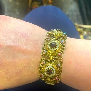 Vintage Signed Art Cuff Bracelet